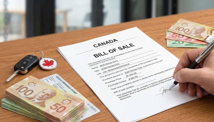 Bill of Sale Canada Free Template